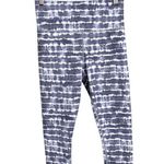 Athleta  elation II printed capri gray white tie dye striped ombre yoga legging Photo 8