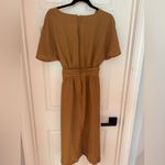 Madewell Madwell Linen-Blend Dolman-Sleeve Tie-Waist Midi Dress, Size 8 Photo 7