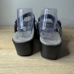 Dansko  Sophie Slide Sandal 11.5-12 42 Stingray Print Blue Geometric Strap Buckle Photo 9