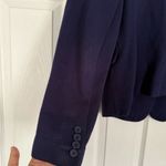 Norma Kamali  Navy Blue Lightweight Blazer Office Sophisticated Photo 8