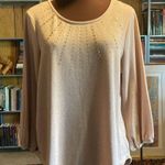 Adrienne Vittadini Blush Pink Sweater Photo 0