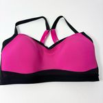 Brooks  Pink and Black Sports Bra with‎ Adjustable Straps Size L Photo 4