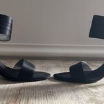 Nina Clova LS Black Luster Satin Bow Ankle Strap Stilletto Heels Size 8 🖤 Photo 6