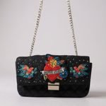 ZARA  Quilted Patches Chain Crossbody bag black Photo 0