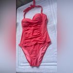 La Blanca Vibrant Coral One-Piece Swimsuit beach resort vacation summer size 8 Photo 13