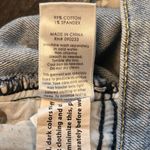 PacSun waist size 22 Vintage Icon distressed destroyed blue jeans raw hem Photo 9