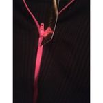 Nicki Minaj Women's Juniors Black / Pink Zip Up Sweater Cropped Size XL Photo 2