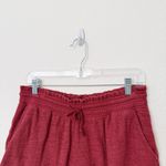 Aerie [] Red Endless Summer Shorts Summer Burgundy Lounge Sweatshorts Sz Medium M Photo 3