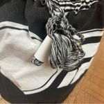 Little Earth NEW  Productions Bucket Bag Drawstring Vacation Monochrome Boho Photo 2
