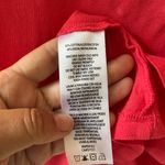 Calvin Klein Sz L Regular Tee shirt Pullover Stretch Top Pink Candy Apple Size L Photo 6