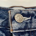 AGOLDE ‎ Parker Vintage Cutoff Organic Denim Shorts Mid Blue Denim Size 26 Photo 5