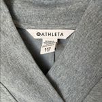 Athleta NWT  clarity v neck sweater heathered blue Photo 4