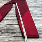 PINK - Victoria's Secret Victoria's Secret VS PINK Womens Seamless Workout Leggings M Med Medium Red Wine Photo 8