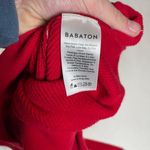 Babaton Lightweight Red White Crewneck Sweater Size S Womens Photo 3