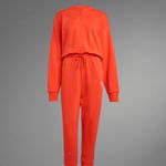 Adidas NWT  Valentine's Day Jumpsuit In Bright Red Photo 5