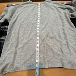 TALULAH  soft‎ lightweight knit sweater gray open back size M Photo 7