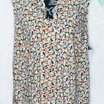 Kasper  Abstract Tie Front Blouse Photo 0