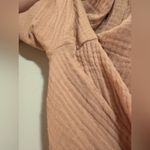 EUC Charlotte Avery Pink Boho Soft Elastic Waist Pants with Pockets size medium Photo 4