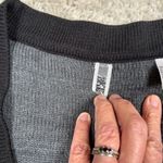 BKE by Buckle Women Gray Black Stripe V Neck Button Cardigan Sweater Size S Photo 3