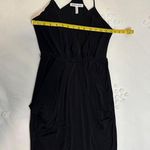 BCBGeneration Draped Sleeveless Faux Wrap Mini Dress - Black - XS Photo 8