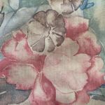 Vintage Lanz Originals Dress Pastel Pink Cornflower Blue Floral Printed Flowy Size 8 Photo 7