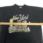 Vintage 90's New York Graphic Black Sweatshirt Size XL Photo 7