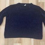 Elan  chenille Sweater Sz M Navy blue bell sleeves Photo 0
