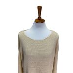 Soft Surroundings  Patch Pocket Sweater Cream Size 1X Neutral Coastal Beach Boho Photo 4