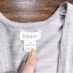 Anthropologie DONNI. •  Sandwash Ribbed Sweater Coat cardigan jacket cream grey Photo 3