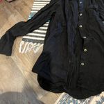 Lola River large black button down Photo 3