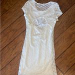 Wet Seal  cream lace dress with open back size small Photo 6