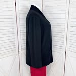 J.Crew Alpaca Wool Blend Cocoon Blazer Cardigan Sweater Black Large Photo 3