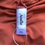 ANDIE NWT The Symi Sustainable High Leg Cut Low Rise Bikini Bottom Cedar XXL Photo 6