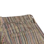 Mother The Looker Crop High Meadow Stripe Skinny Jeans Pants Stripe Size 25 Blue Photo 11