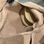 VICI  Tan Ribbed Knit top L Photo 8