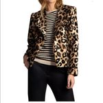 Trina Turk NWT  Reprise Leopard Faux Fur Moto Jacket Size 12 Photo 6