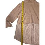 COS Women's Sweater Wool Silk Blend Blush Pink Tunic Top Mock Neck 3/4 Sleeve Photo 7