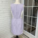 White House | Black Market WHBM Tweed A-line Dress Fringe Color block size 10 Photo 2