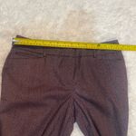 New York & Co. maroon purple boot cut trousers slacks work pants woman’s size 6 Photo 3