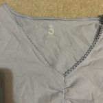 Me to We Light Blue V-Neck Women's Top Photo 2