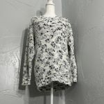 Majestic Miki by Vintage Knit Sweater | Speckled Black & White | Made in Taiwan. Photo 6