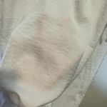 CAbi Seaside Sheer White Blouse Loose and Flowy Scrunch Sleeve Size Small Photo 3