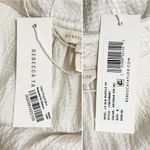 Rebecca Taylor NWT  100% Silk Ruffle Blouse Size 8 Long Sleeve Antique Cream $295 Photo 12