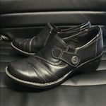 Earth Origins  Black Leather Loafers Photo 2