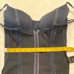 Revolve Sabina Body Suit in Indigo, Size S Photo 8