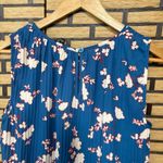 Bobeau  Blue Floral Top Size‎ Small Photo 3
