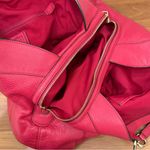 Coach  F57545 Lexy Rasberry Red Pinkish Red Pebbled Leather Shoulder Bag Photo 8