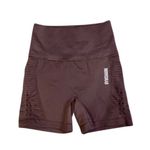 Gymshark  XS Brown Spandex Shorts Photo 0