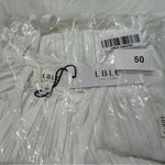 LBLC the Label Norma Pleated Mini Dress in Ivory Size Large REVOLVE White Photo 5