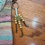 The Sak  Crochet Gypsy Striped Shoulder Bag Boho Festival Hippie Earthy Purse Photo 3